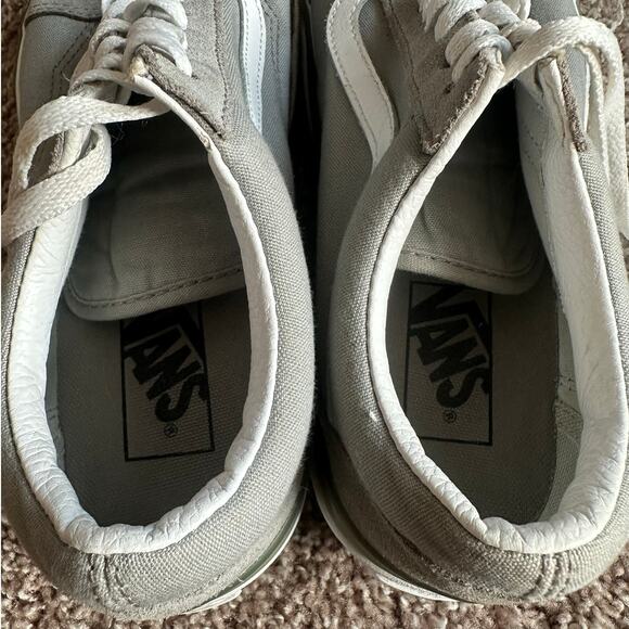 Vans Gray/Green Old Skool Platform Sneakers- 7.5M/9W - Picture 5 of 8
